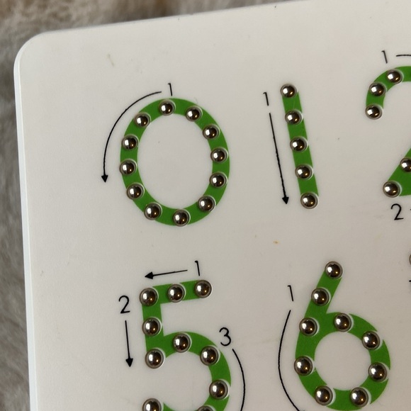 Kid O learn to write magnetic tablet toy numbers preschool toddler learning - Picture 3 of 7